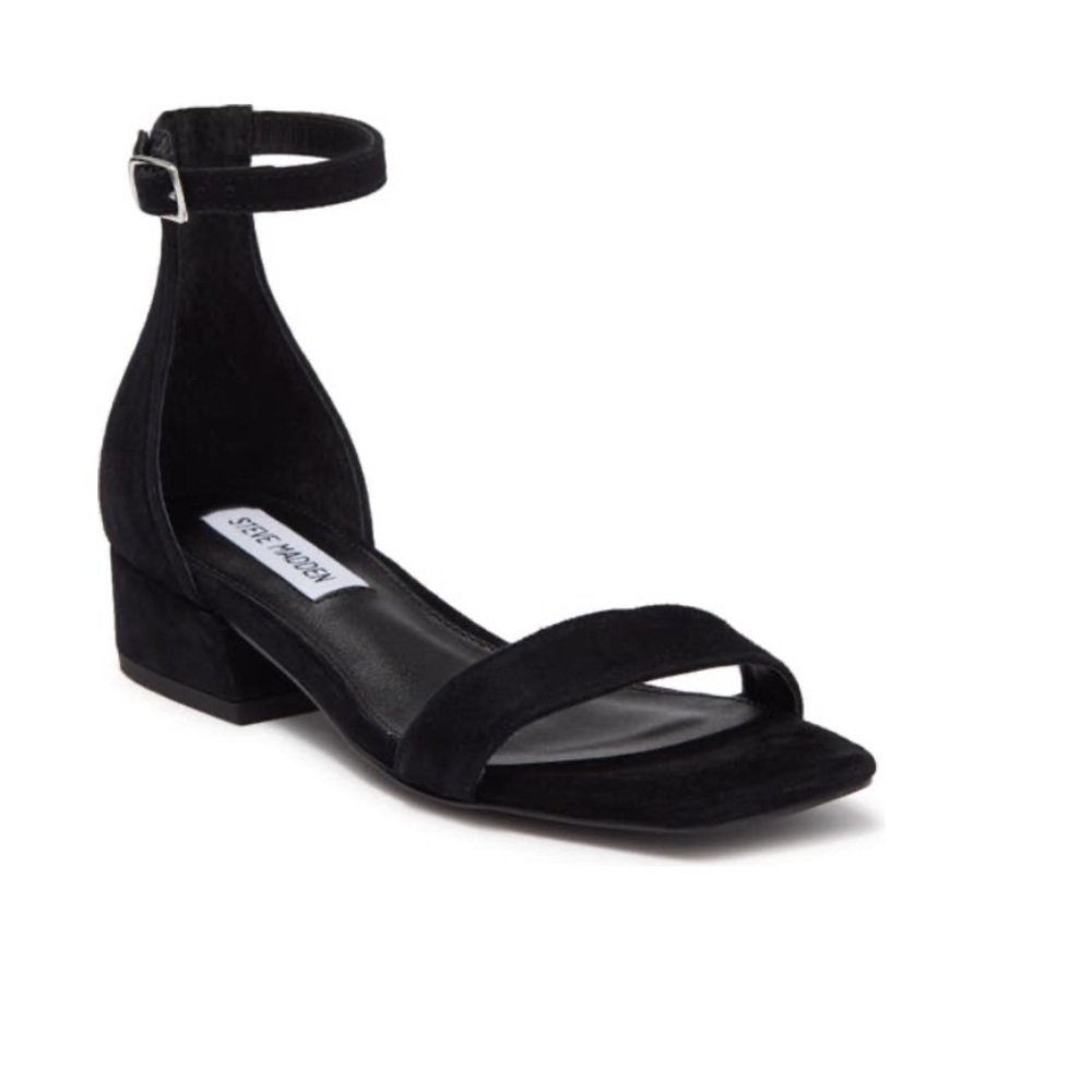 Steve Madden| Ankle Strap Heels Sandals in Suede Leather